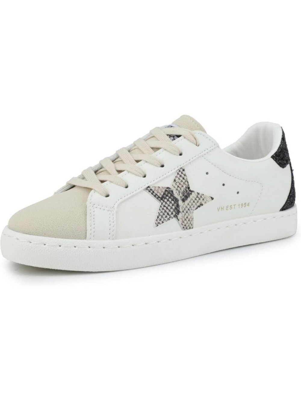 Trendy Vintage-Inspired Women's Casual Lace-Up Sneakers | Cute Low Top Tennis